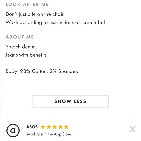 ASOS black skinny fit Mom jeans - Picture 7 of 8